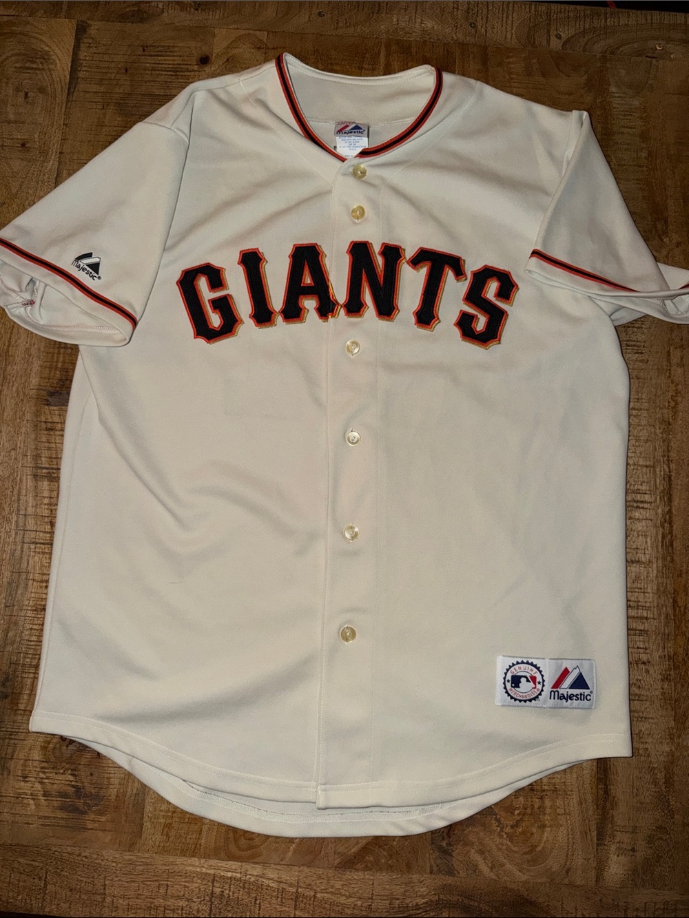 Majestic San Francisco Giants Cream Home Jersey